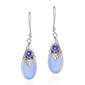Moonstone Water Drop Earrings for Women